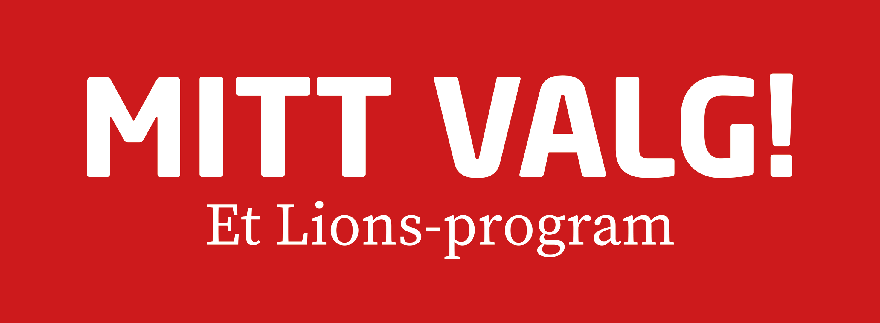 FIlmpremiere - Mitt Valg